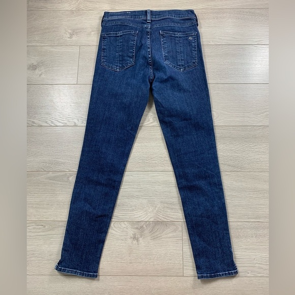 Rag & Bone 10 inch Skinny Capri Dark Paz Jeans - Picture 3 of 12